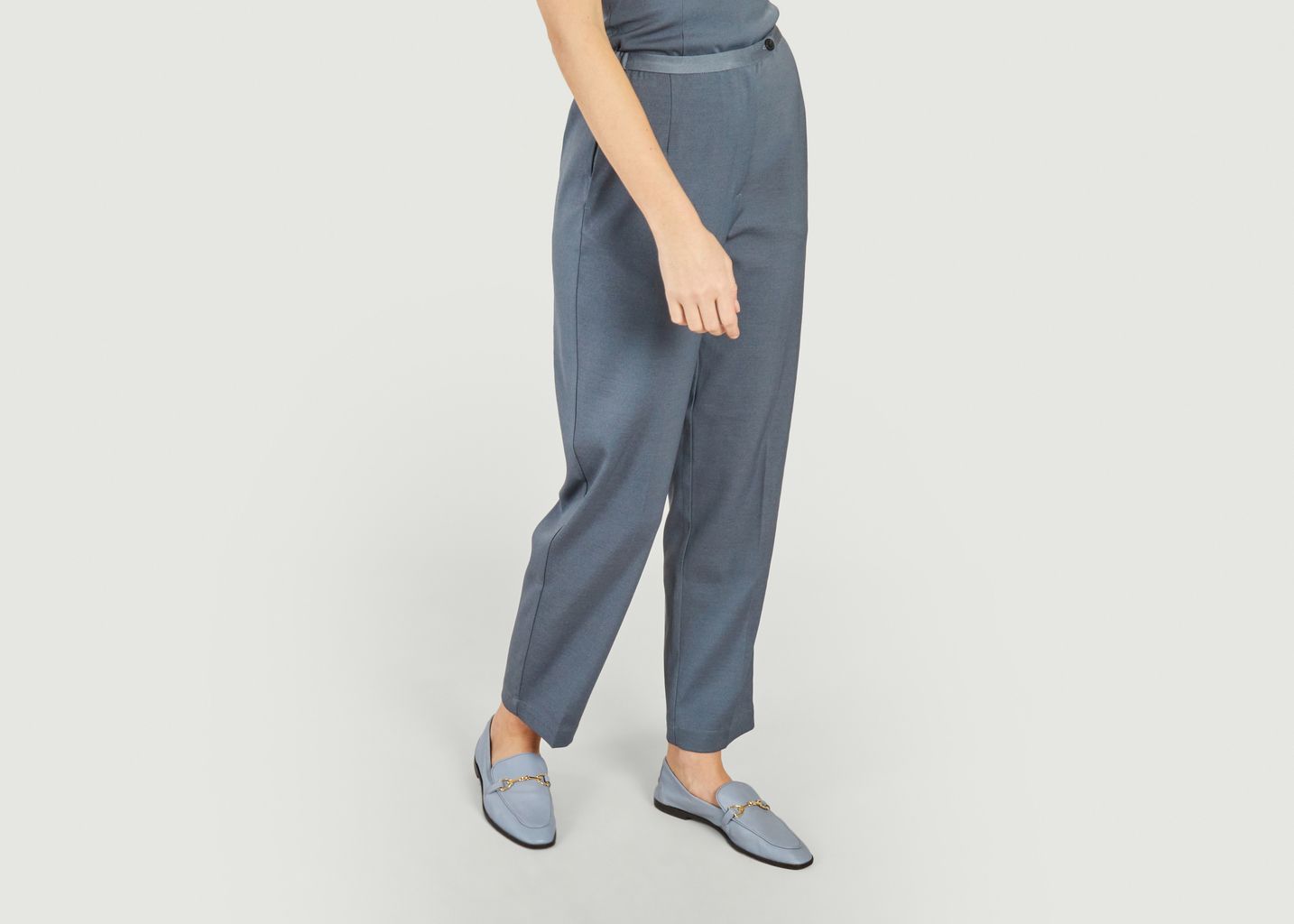 Pantalon formel ajusté à pinces Hallie - Samsoe Samsoe