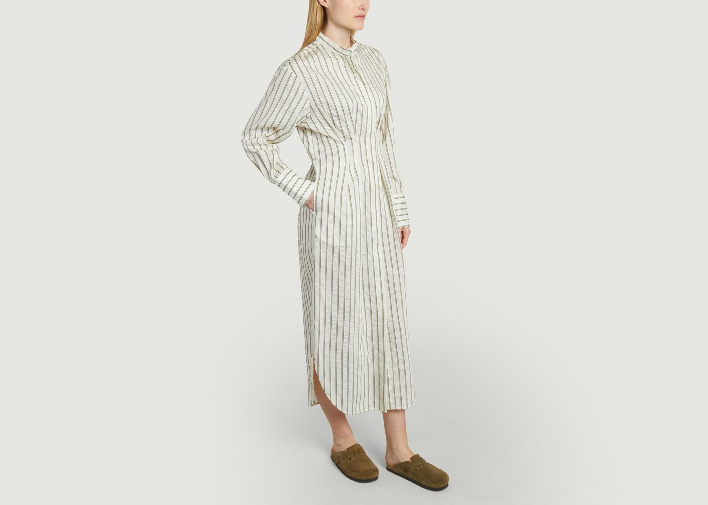 Sabosse striped midi shirt-dress - Samsoe Samsoe