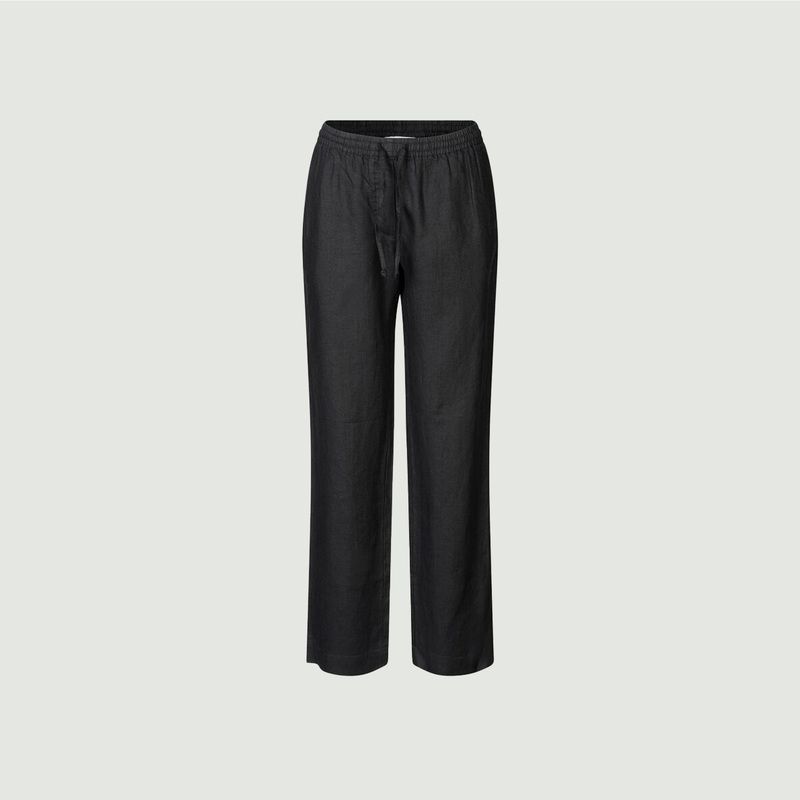 Pantalon décontracté en lin Hoys - Samsoe Samsoe