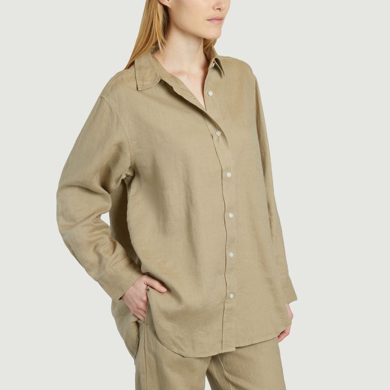 Salova linen shirt - Samsoe Samsoe