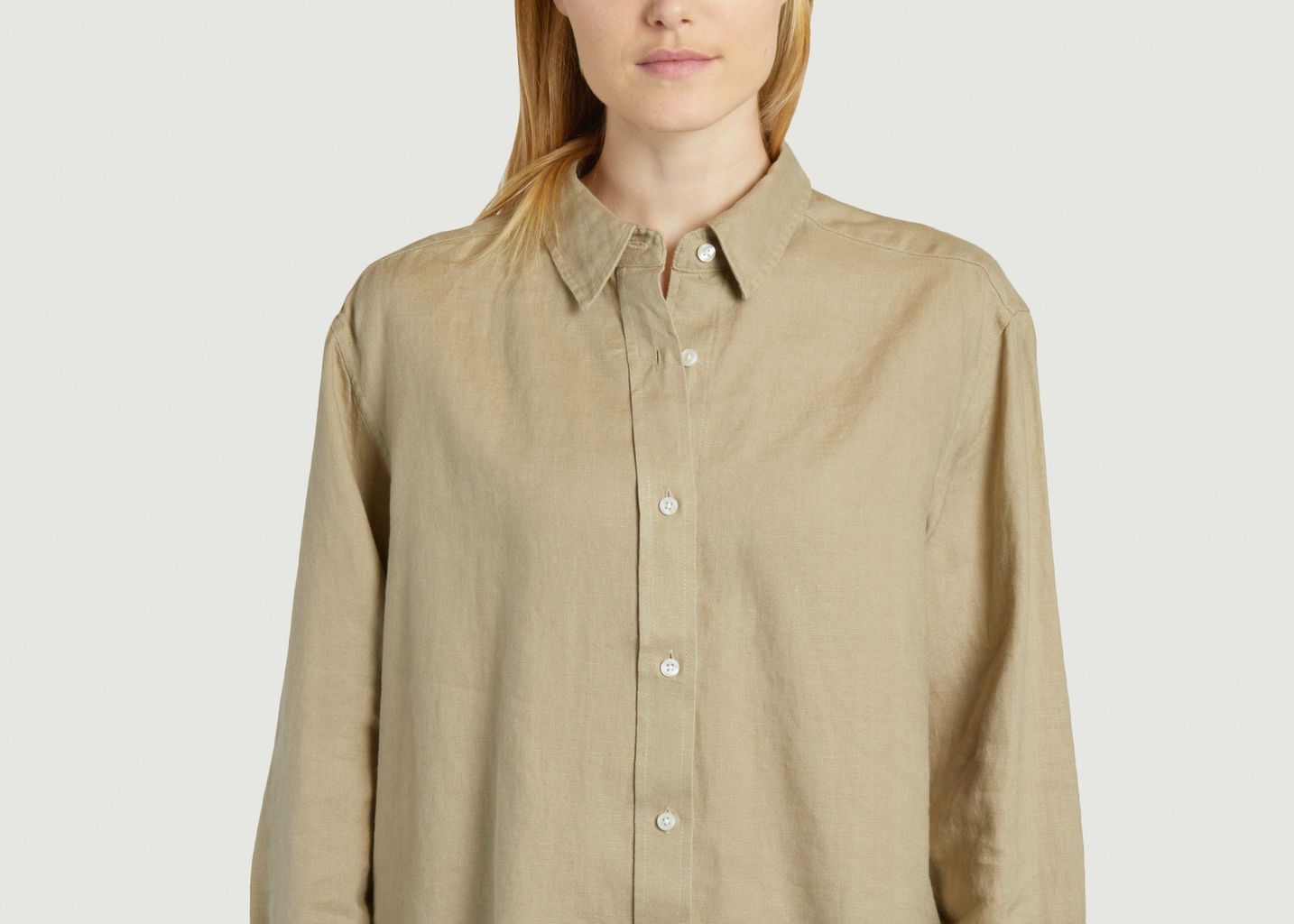 Salova linen shirt - Samsoe Samsoe