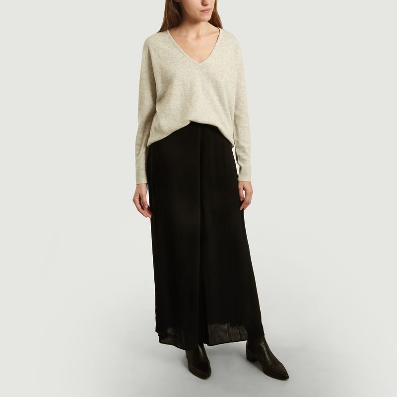 Pantalon Large Plissé Cherrie - Samsoe Samsoe