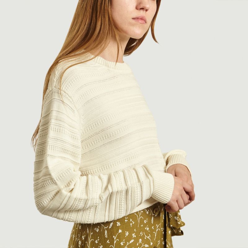 Pull Ras-Du-Cou En Coton Bio Frey - Samsoe Samsoe