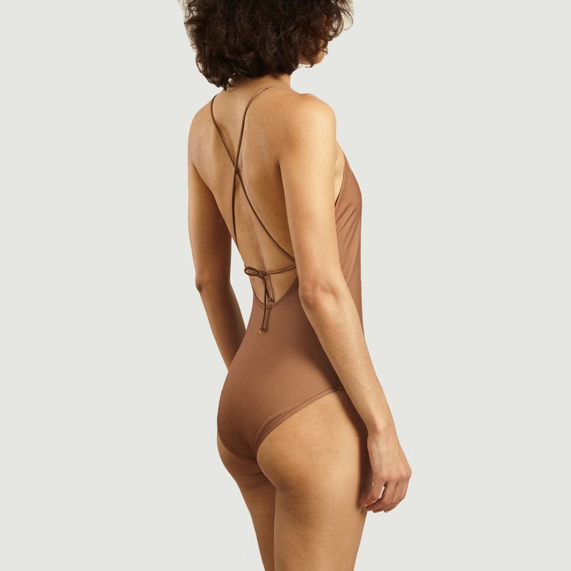 Maillot de bain une pièce dois croisé Kara - Samsoe Samsoe