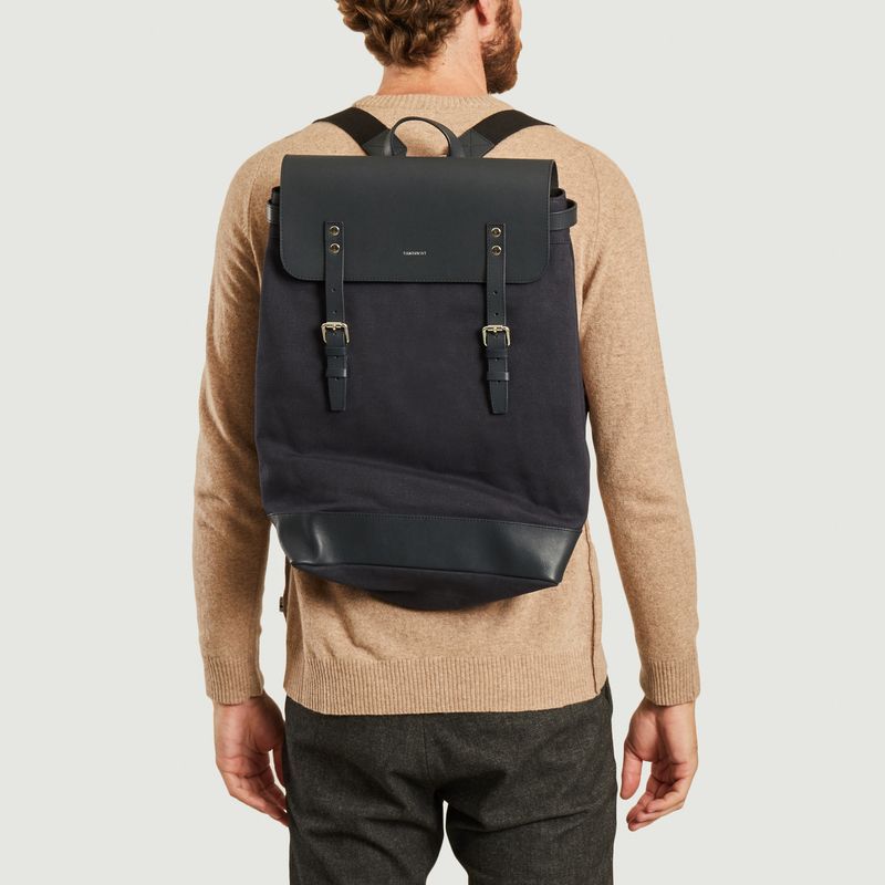 Hege Two-Material Backpack - Sandqvist