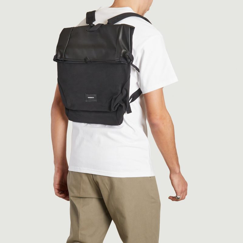 Alfred backpack in organic cotton and recycled polyester - Sandqvist