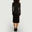 Nina turtleneck long sleeves mid-length dress - Sarah de Saint Hubert