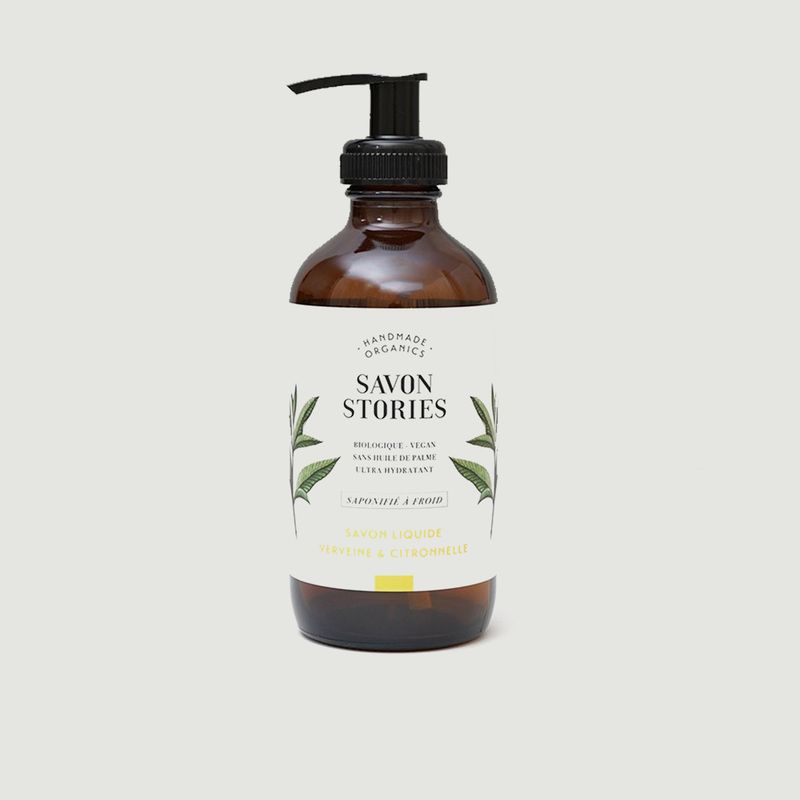 Liquid soap Verbena & Lemongrass (240ml) - Savon Stories