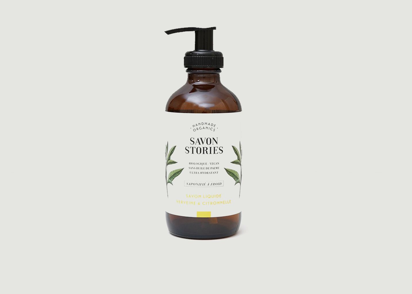 Liquid soap Verbena & Lemongrass (240ml) - Savon Stories