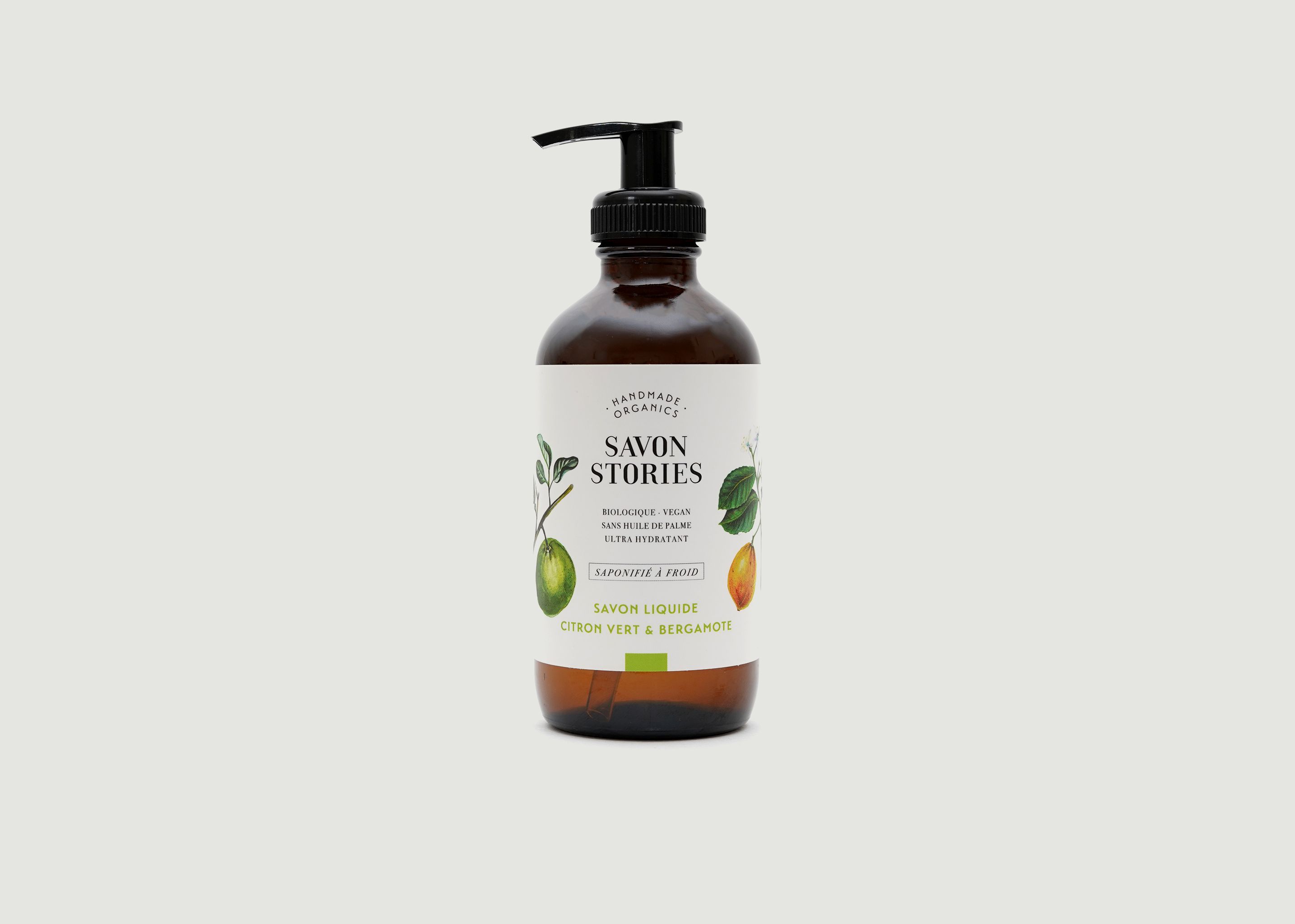 Liquid soap Lime, Bergamot (240ml) - Savon Stories