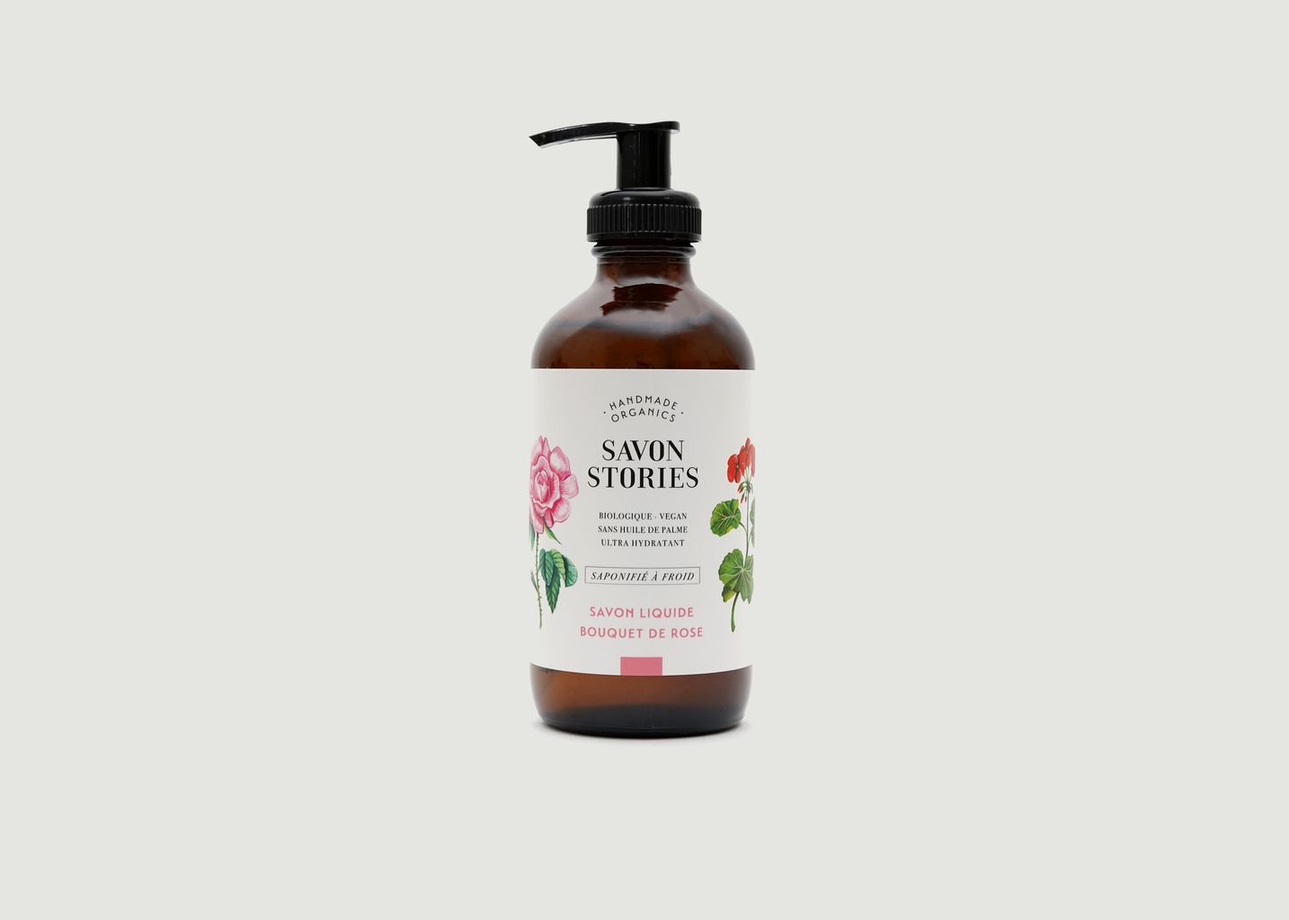 Savon liquide Bouquet de Rose (240ml) - Savon Stories