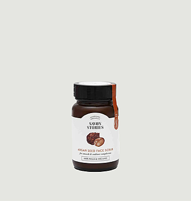 Face scrub with Argan seeds
