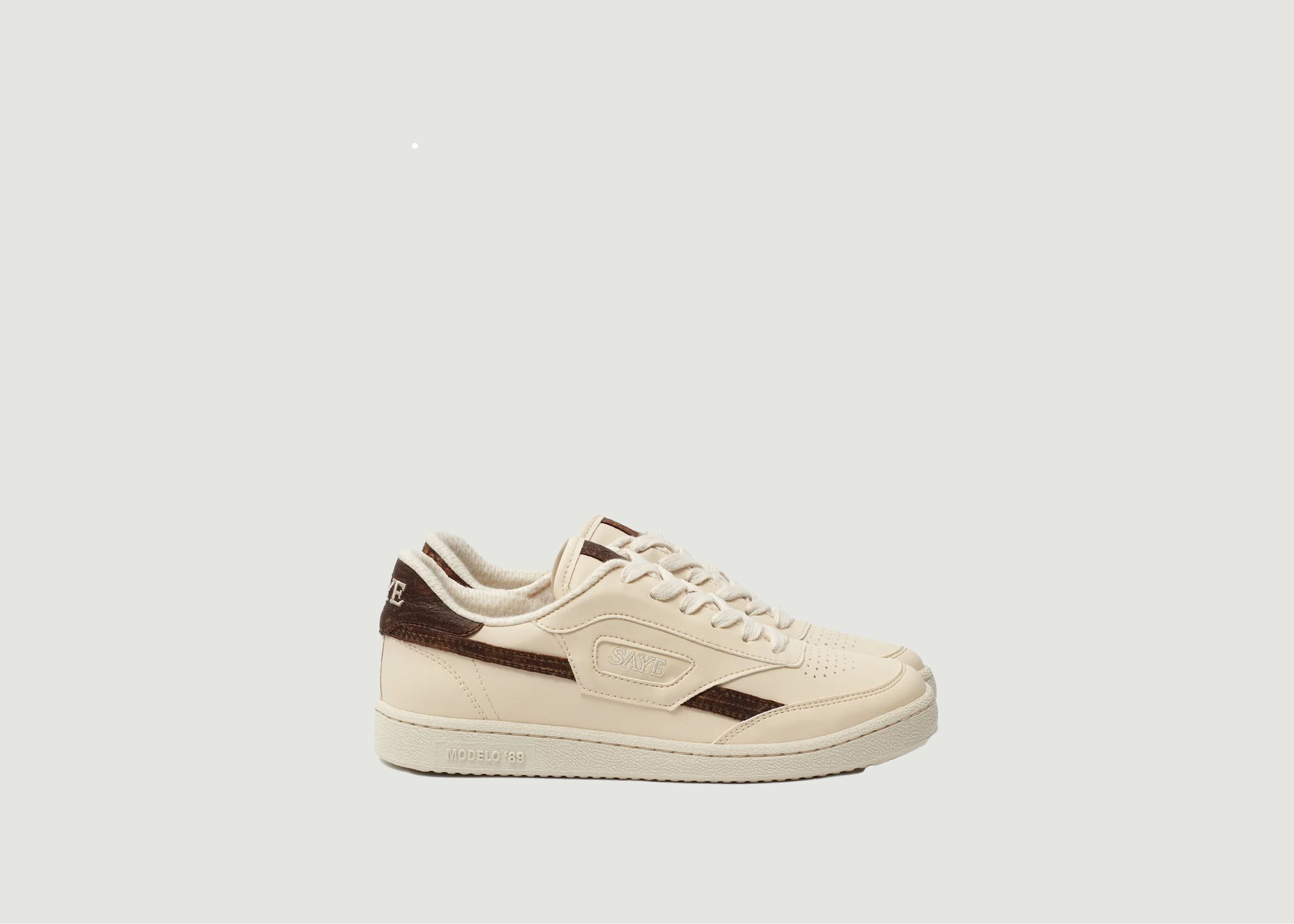 Low Sneakers in mango leather Modelo 89 - Saye