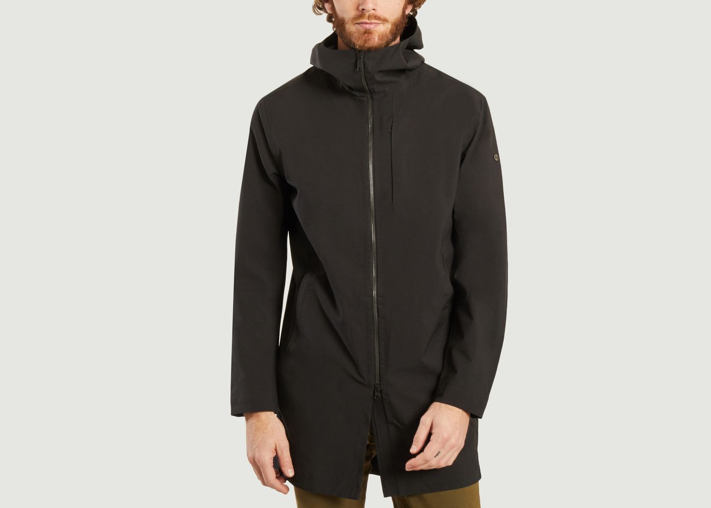 Manteau mi-long à capuche - Scandinavian Edition