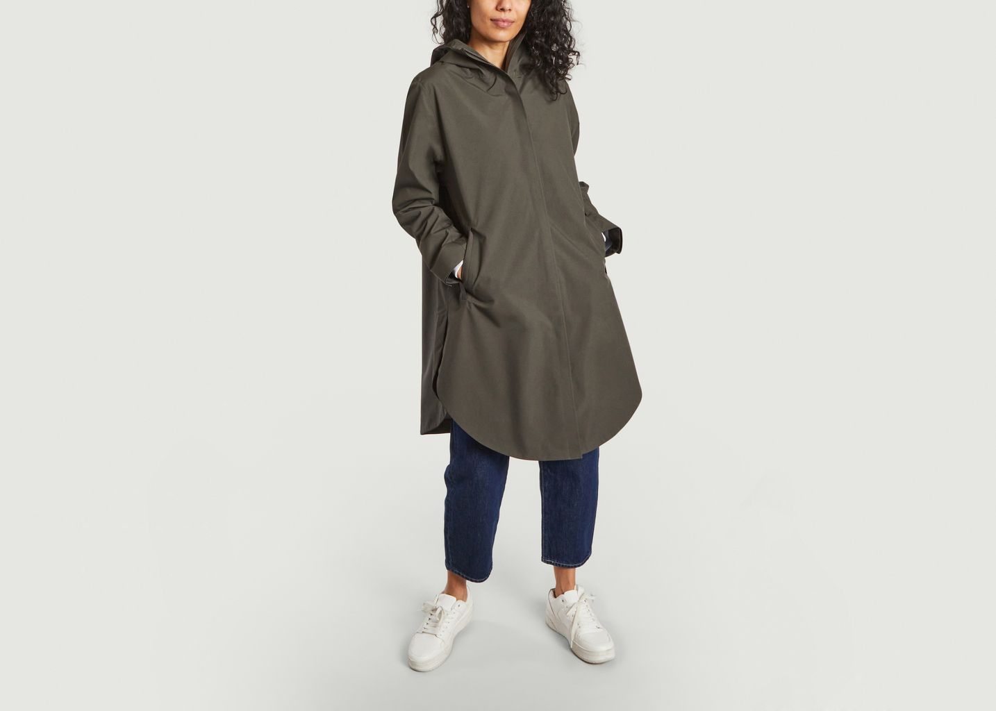 Flair long hooded waterproof jacket - Scandinavian Edition