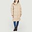 Long loose-fitting hooded down jacket Swell - Scandinavian Edition