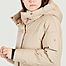 matière Long loose-fitting hooded down jacket Swell - Scandinavian Edition