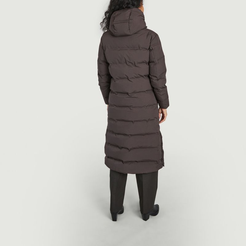 Meridian long slim-fit hooded down jacket - Scandinavian Edition