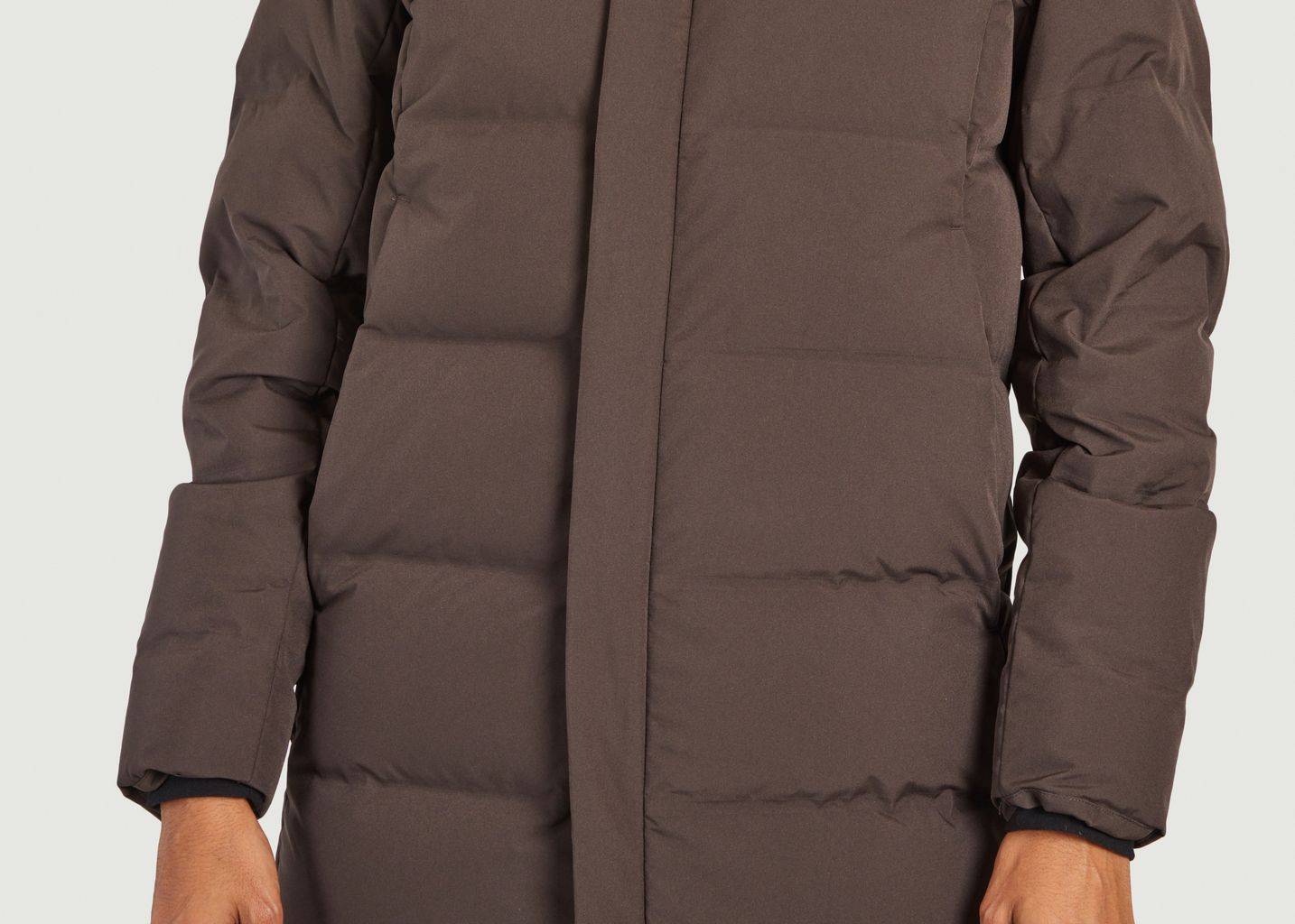 Meridian long slim-fit hooded down jacket - Scandinavian Edition