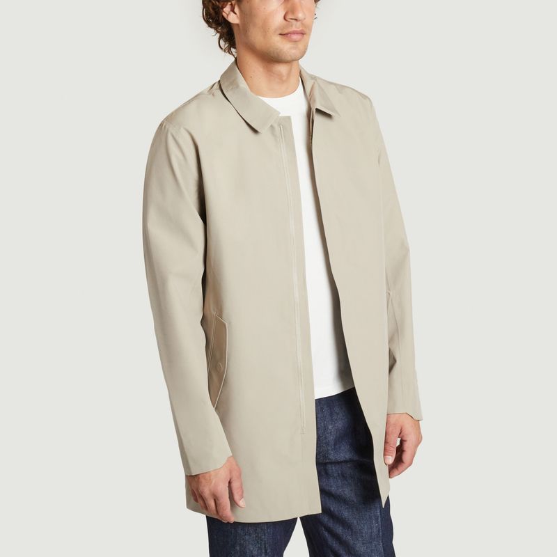 Straight mid-length Key trench coat - Scandinavian Edition