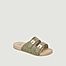 Pescura sandals in leather and wood - Scholl