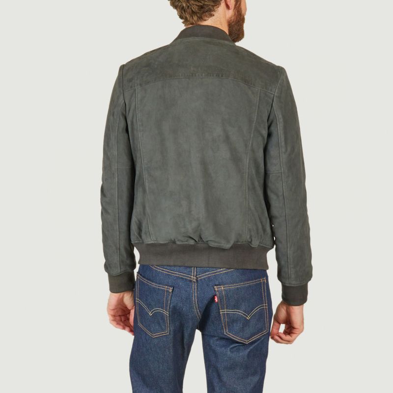 LC300 suede leather bomber jacket - Schott NYC