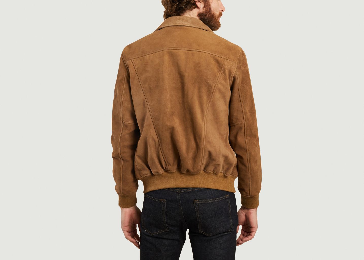 Lcyaless suede leather zipped jacket - Schott NYC