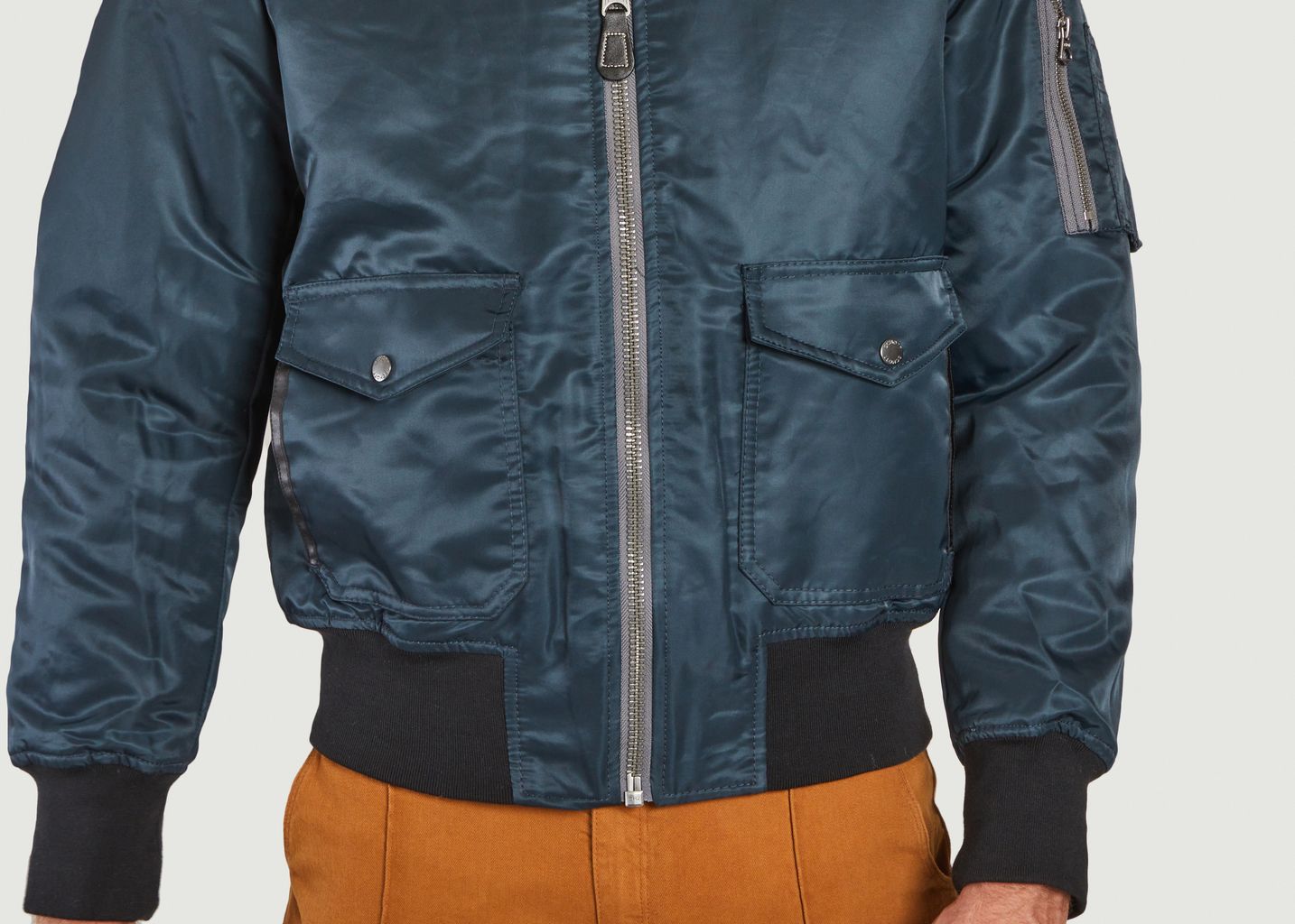 Bomber jacket with removable collar  - Schott NYC