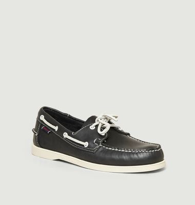 Portland leather boat shoes