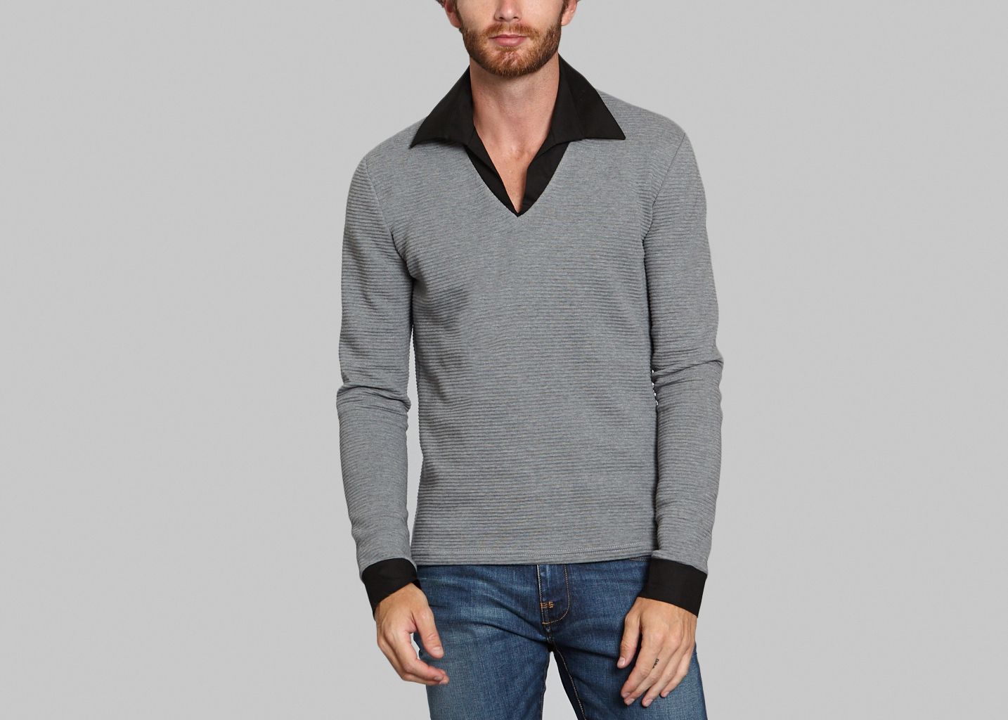 Jacquard sweater - Sébastien Blondin