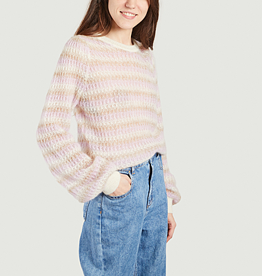 Pull tricot Yolan rayé