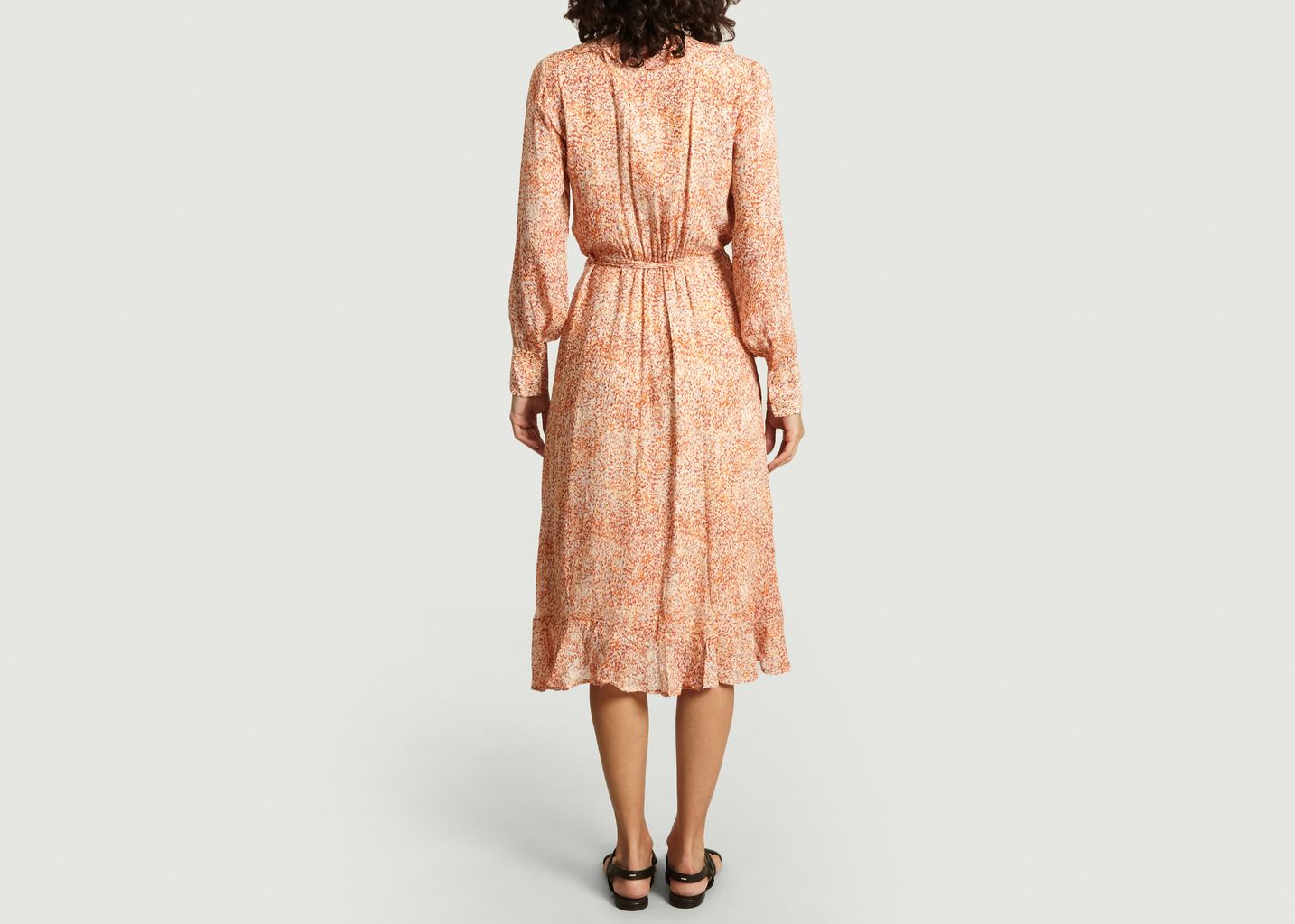 second female break wrap dress