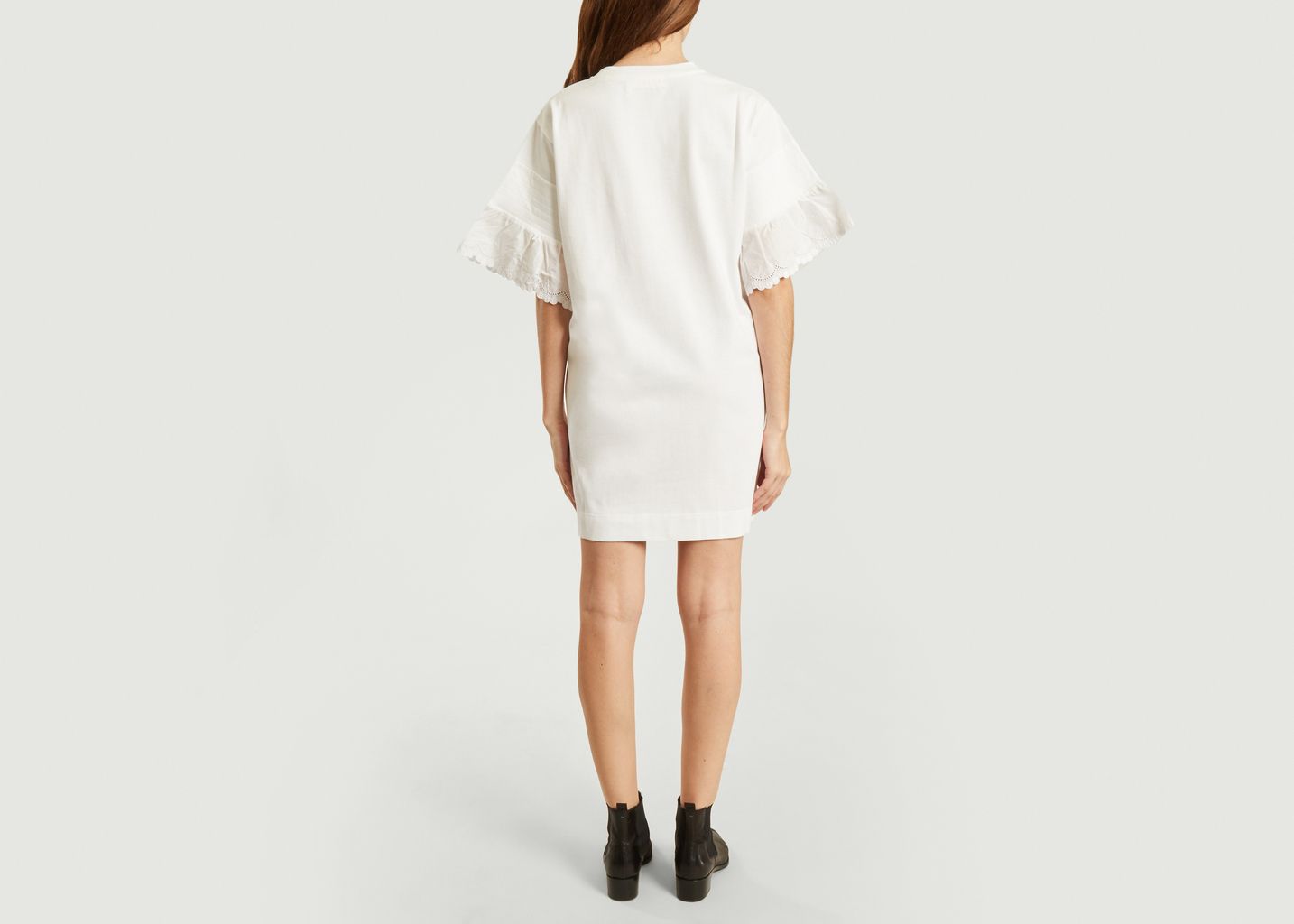 Robe courte manches courtes brodées - See by Chloé