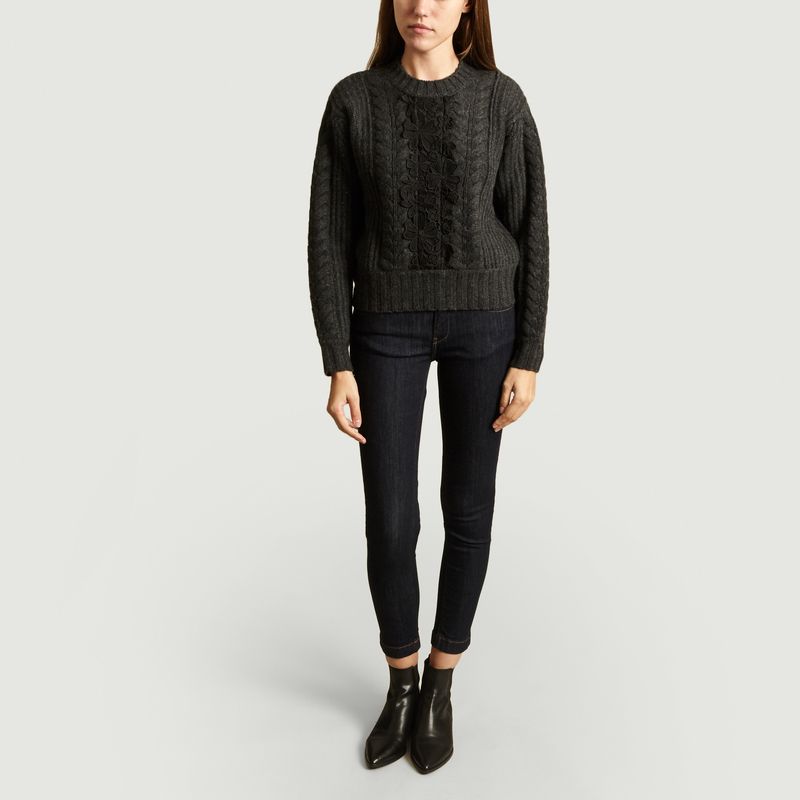 Lace Cable Knit Jumper - See by Chloé