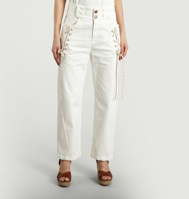 Lace Up Trousers