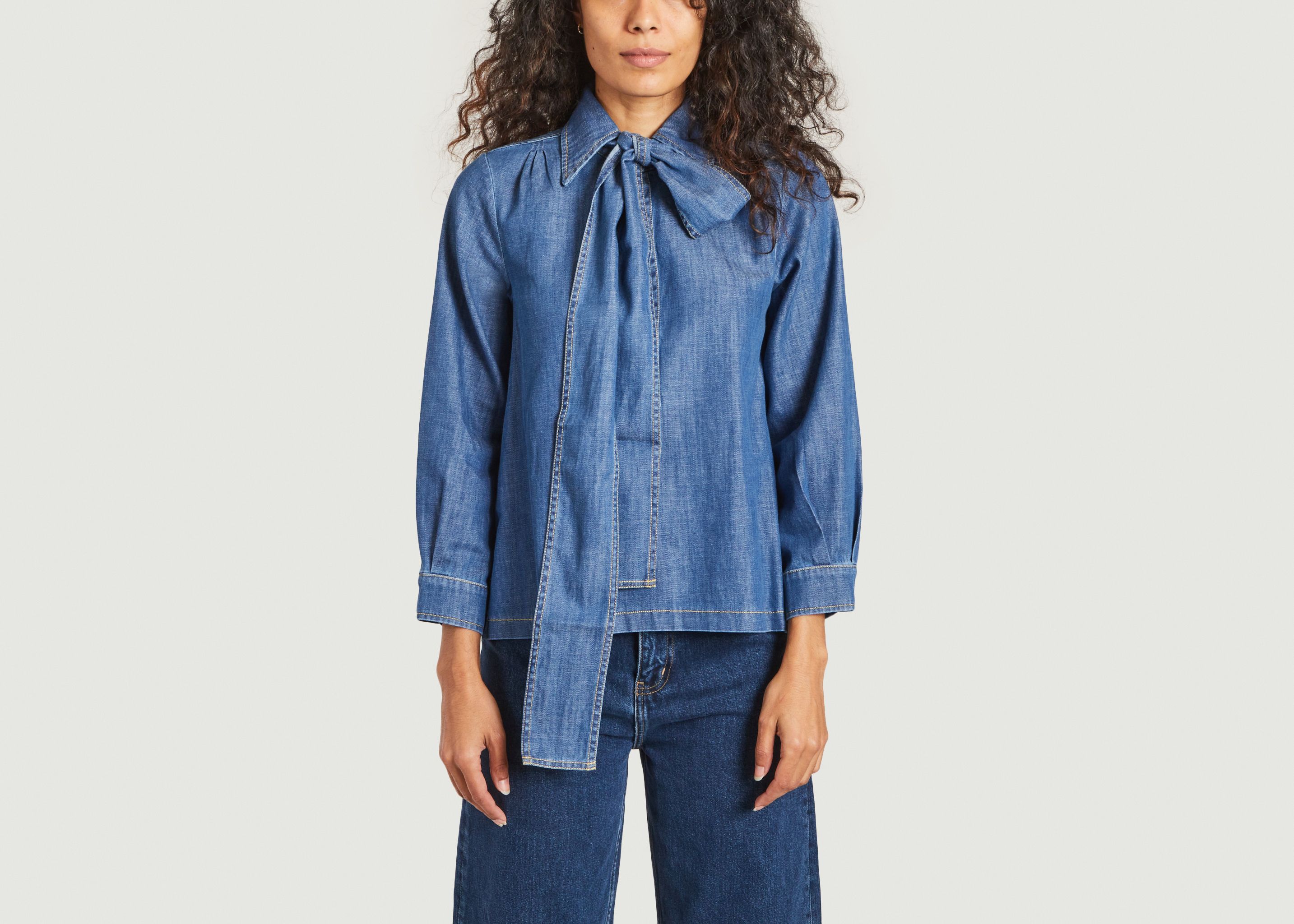 Verkaufen Sie Denim blouse Denim See by Chloé zu -40%| L'Exception