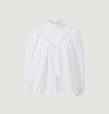Organic cotton blouse Victorian style