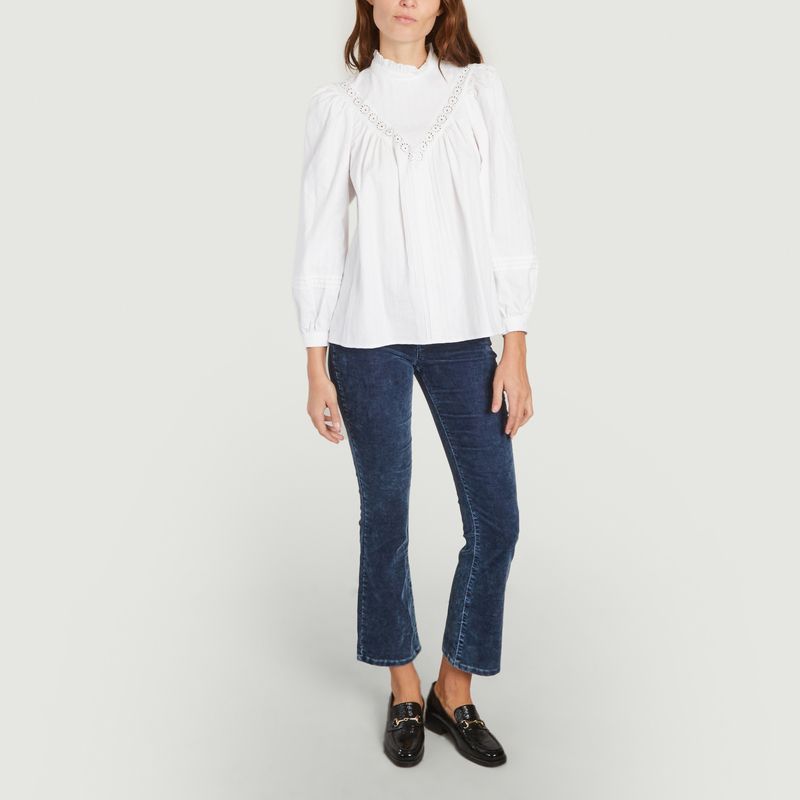 Organic cotton blouse Victorian style - See by Chloé