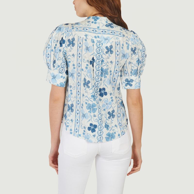 Button-down mao neck top - See by Chloé
