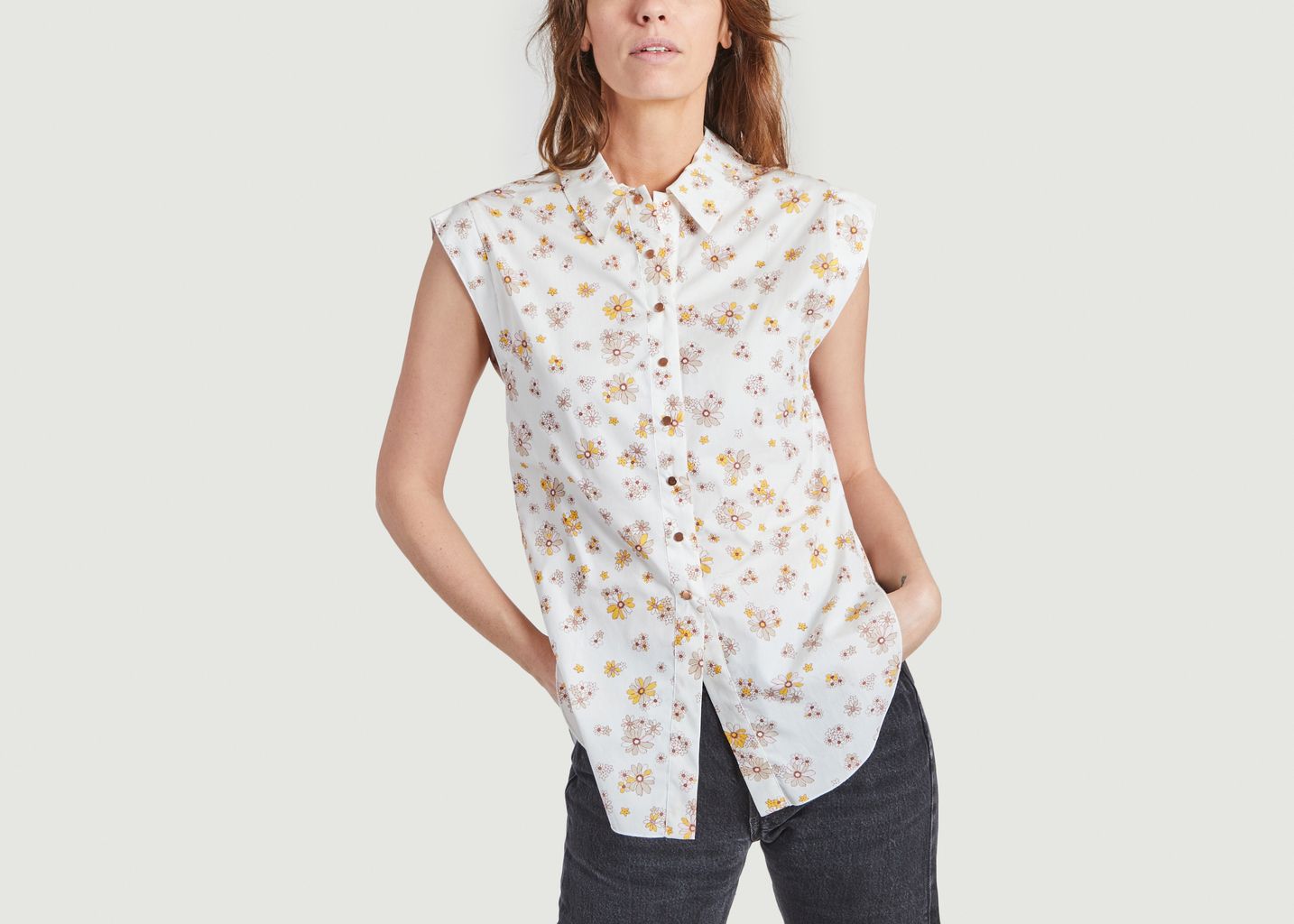 Floral Sleeveless Shirt - See by Chloé