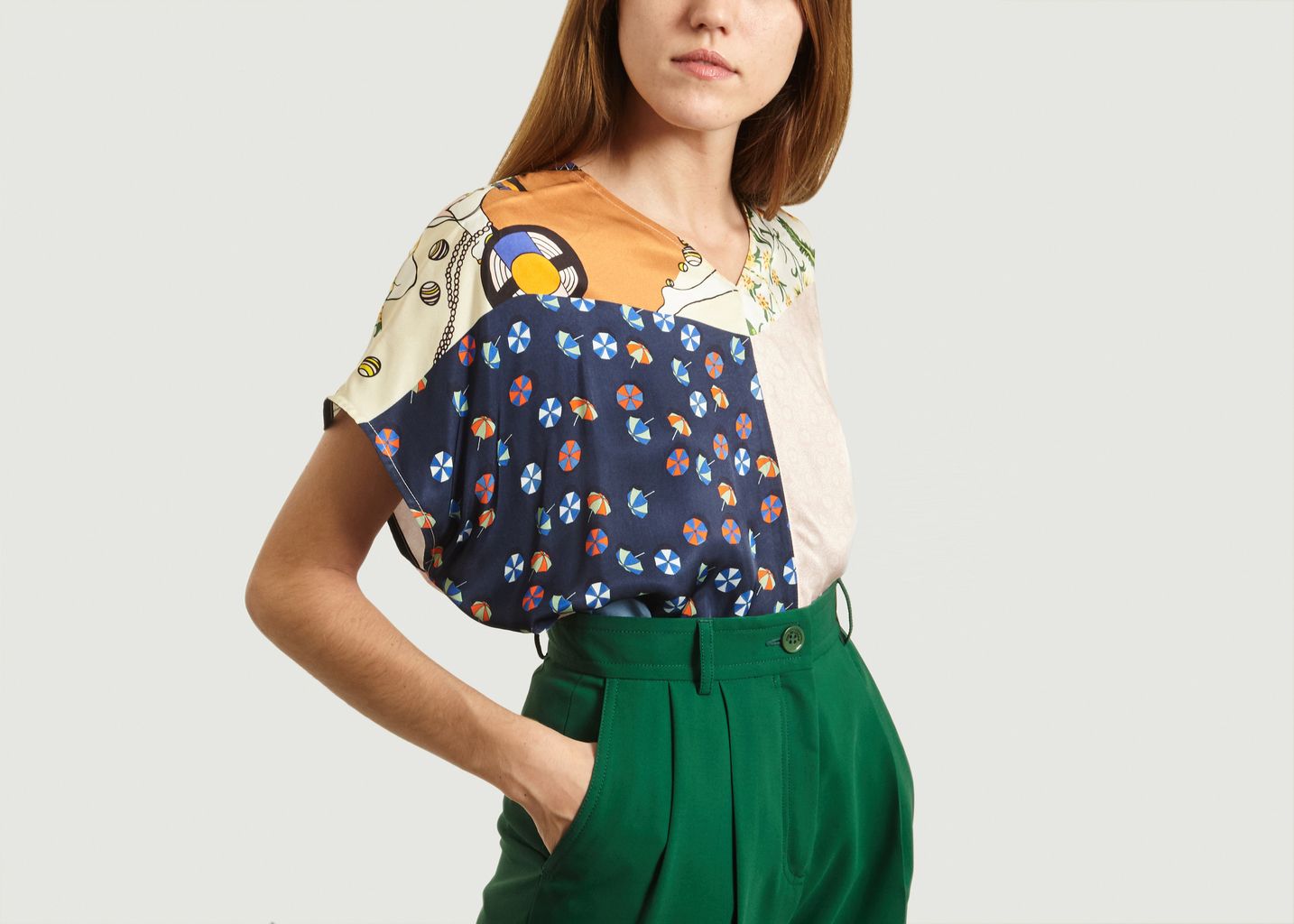 Top Multi-Imprimés Effet Foulard - See by Chloé