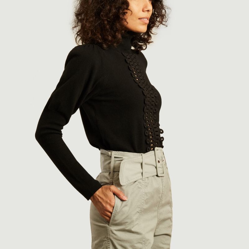 Pull col roulé avec guipure - See by Chloé