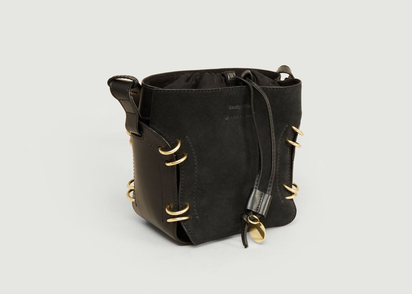 Sac seau en cuir bi-matière Alvy - See by Chloé