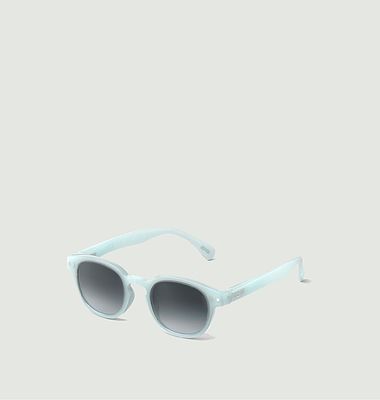 Junior Sun Sonnenbrille # C die quadratische Retro-Sonnenbrille. 