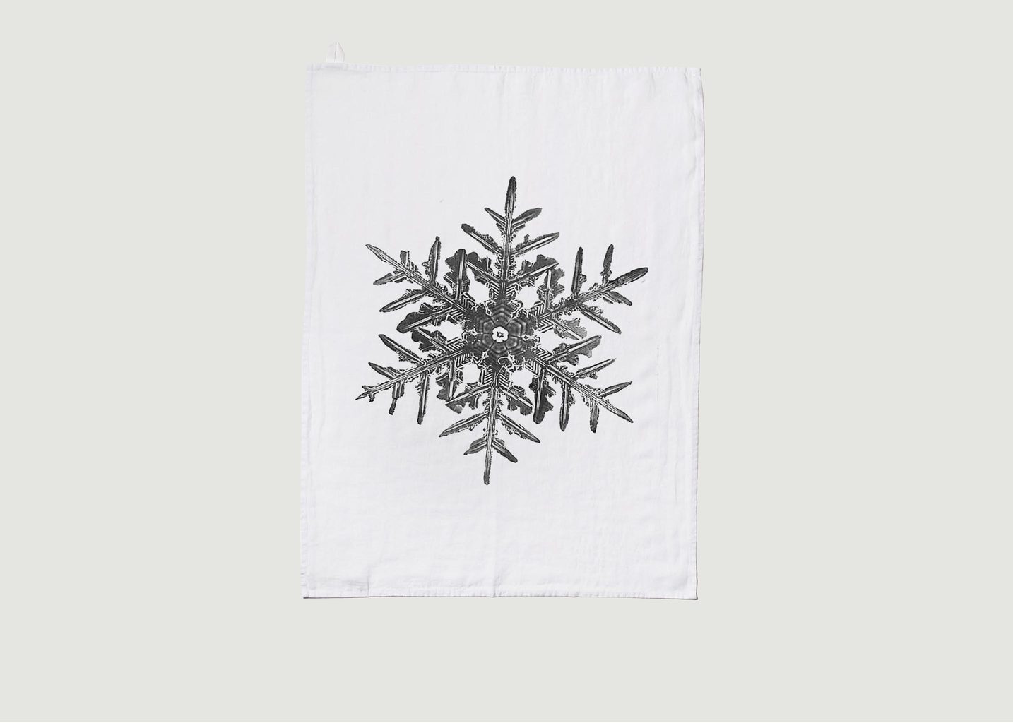 Snowflake Washed Linen Tea Towel - Série Limitée LOUISE