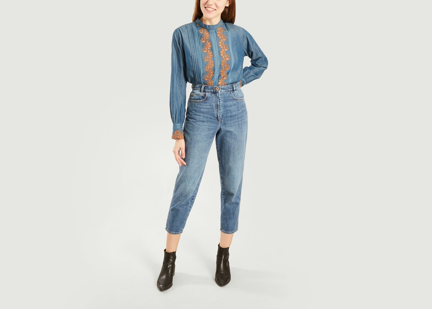 Jean taille haute Loon - Sessun