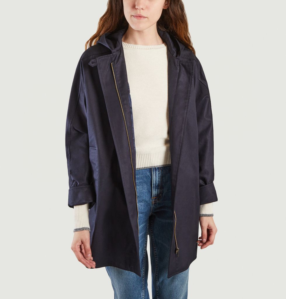Oversized coat First nana Navy Blue Sessùn | L’Exception