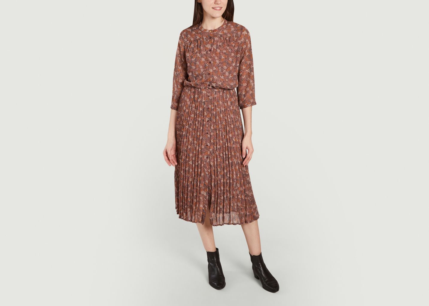 Robe plissée Painterly - Sessun