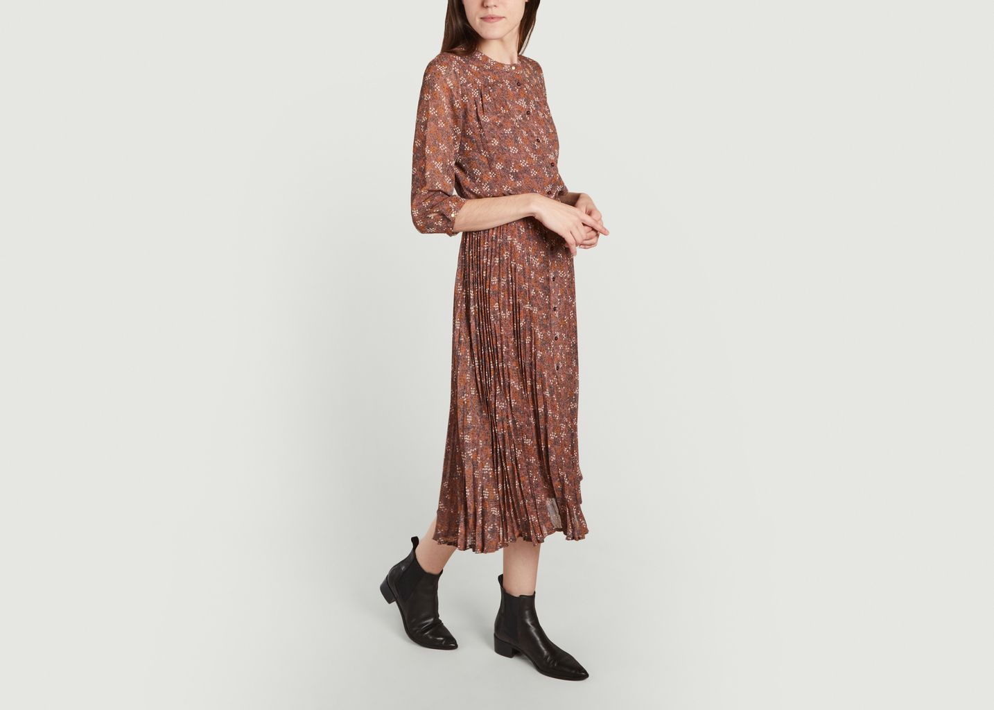Robe plissée Painterly - Sessun