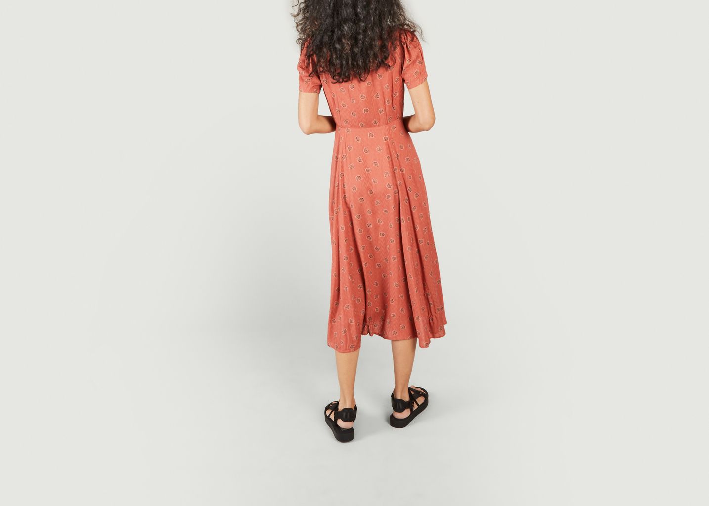 Robe longue imprimé fantaisie Adelaida - Sessun